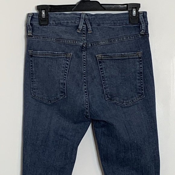 Good American Jeans Good Legs 8/29 Distressed Skinny Blue084 Made in USA - Picture 8 of 12